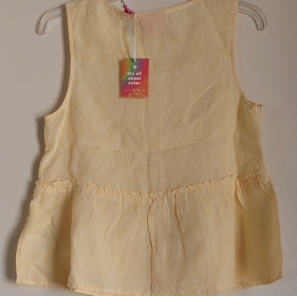 Isaac mizrahi linen blouse - Picture 3 of 3